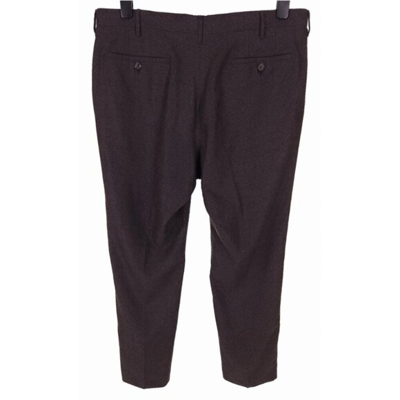 Vassi Couture Handmade Loro Piana Sweet Felt Wool Pants 36 L Sartorial $850 - Picture 4 of 8